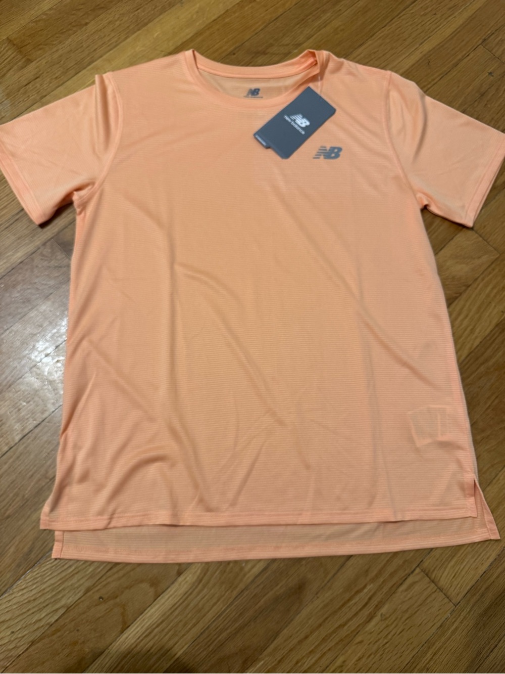 New Balance Peach Short Sleeve Performance Tee